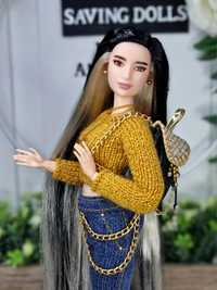 Papusa Barbie Fashionistas OOAK Articulata Mtm Reroot curvy