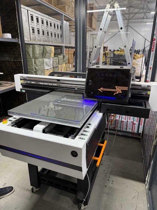Планшетный УФ принтер! Горизонтальный принтер
