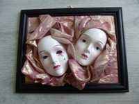 оф.7591 старо пано - порцеланови венециански маски