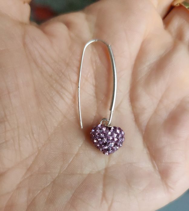 Cercei argint cu cristale Swarovski Elements