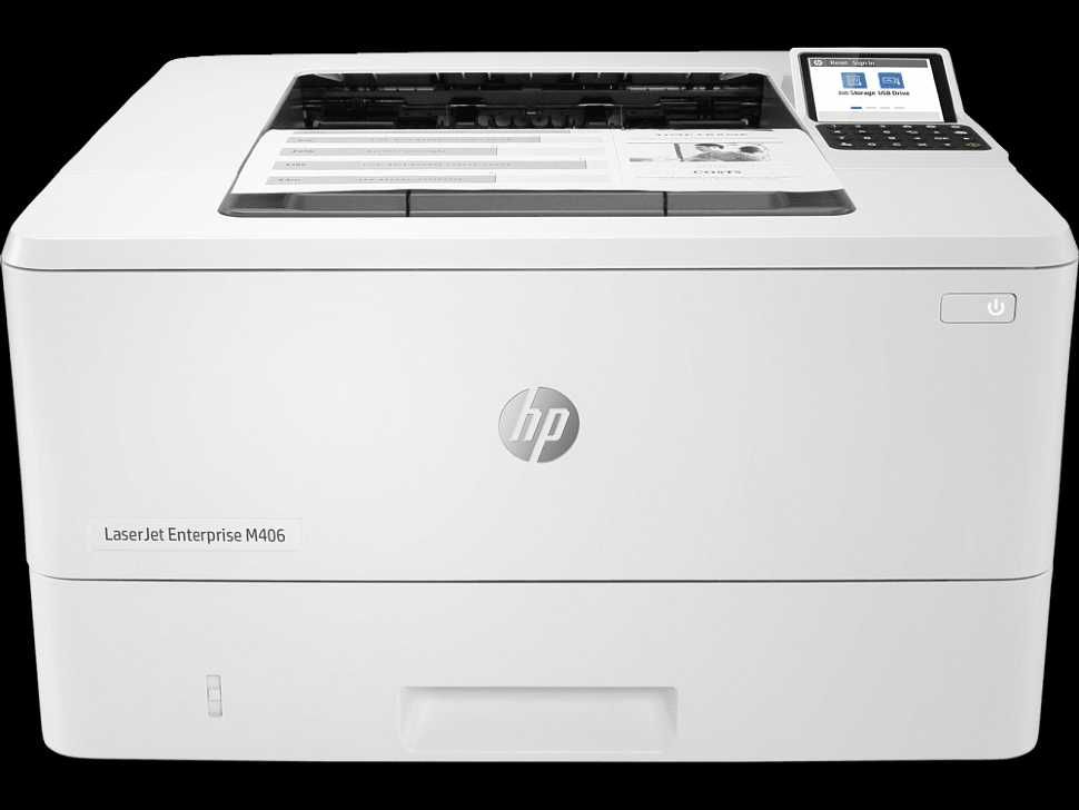 Принтер HP LaserJet Enterprise M406dn 3PZ15A дуплекс, Wi-Fi Direct