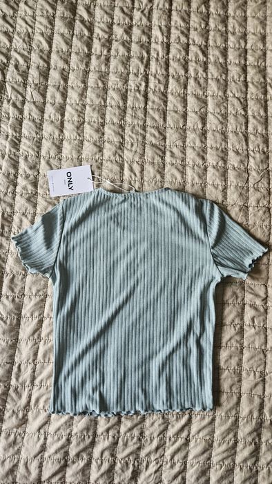 Tricou femei verde pastel marca only ONLEMMA S/S SHORT TOP NOOS JRS