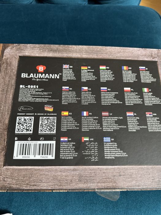 Set de 6 cuțite oțel inoxidabil Blaumann