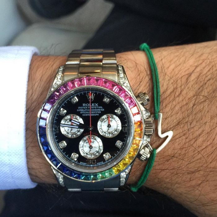 Rolex Daytona Rainbow Silver 116599