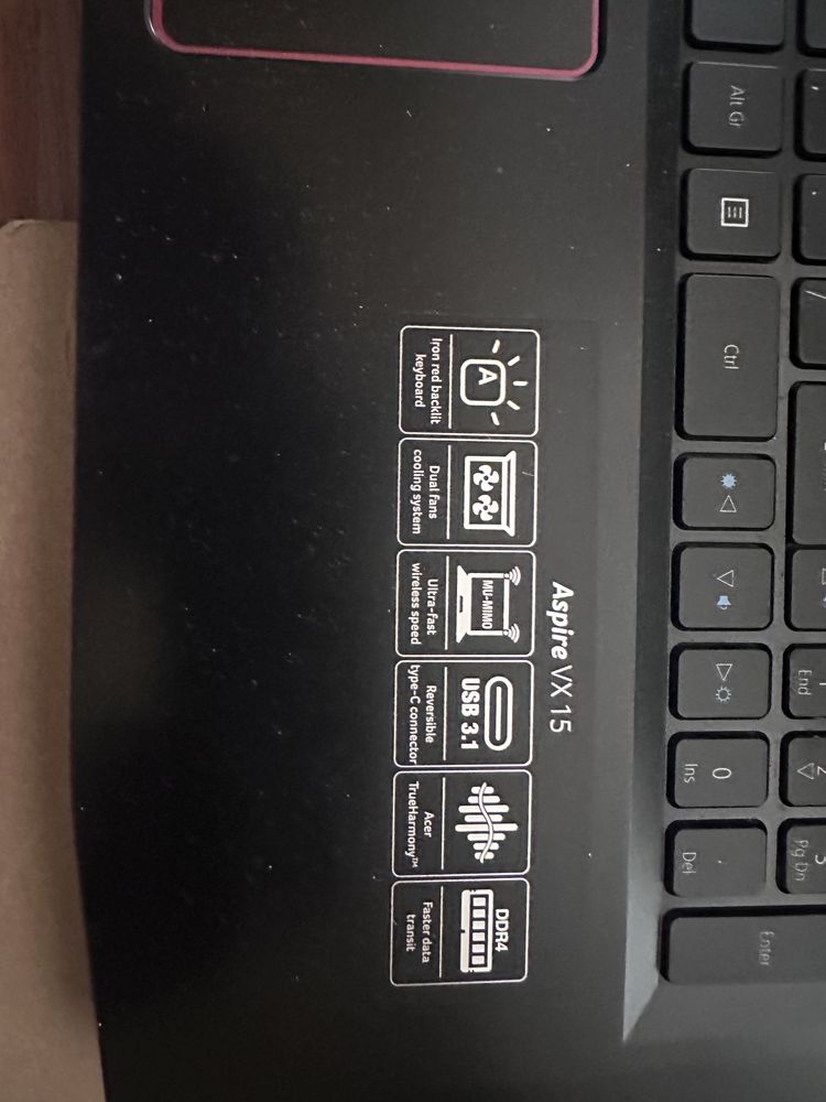 Acer aspire vx15