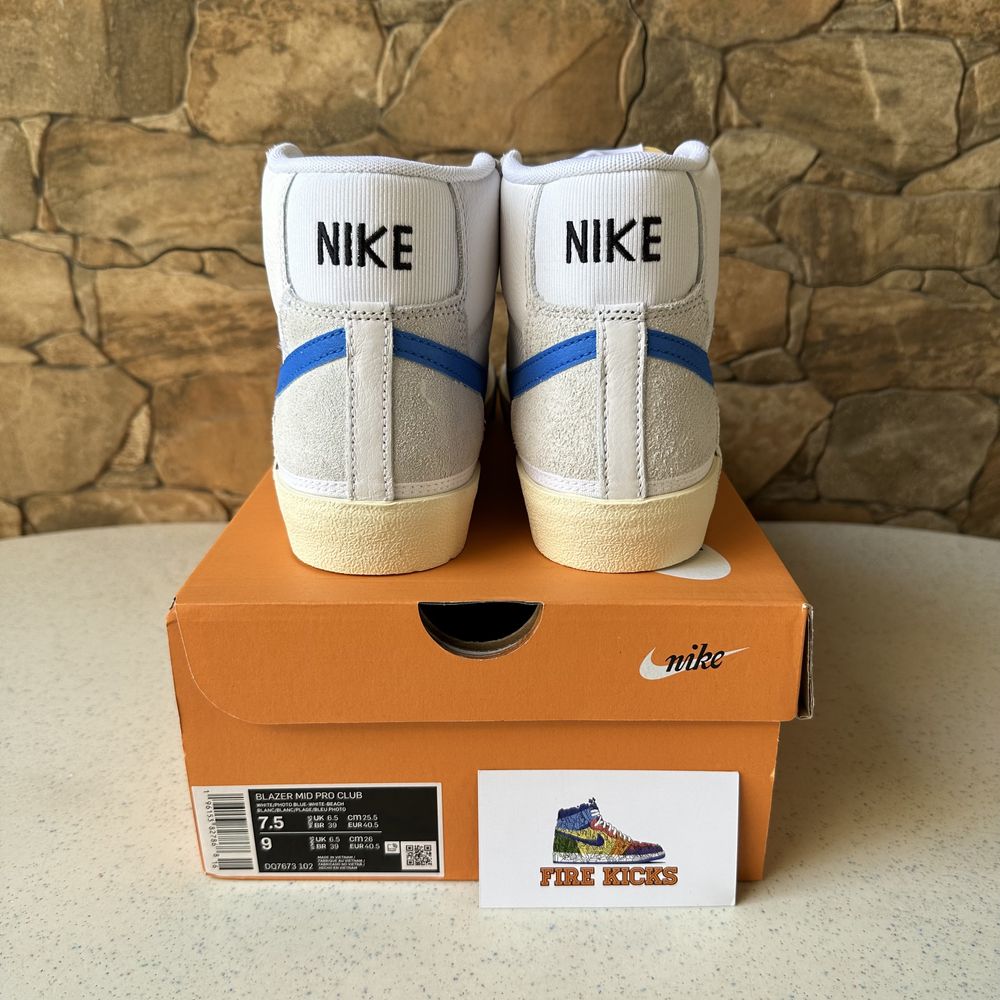 Nike Blazer Mid 77 Remastered Photo Blue 40.5  & 45