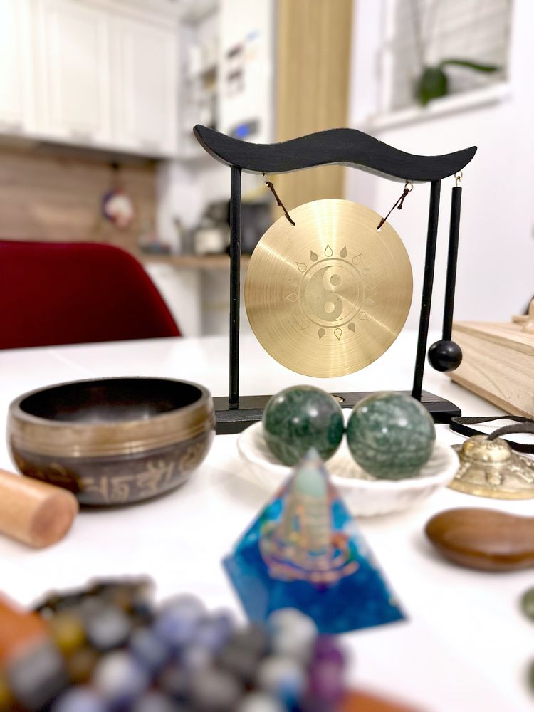 Set Echilibrare Chakre prin Sunete 432Hz & Cristale|Orgonite+Bonus