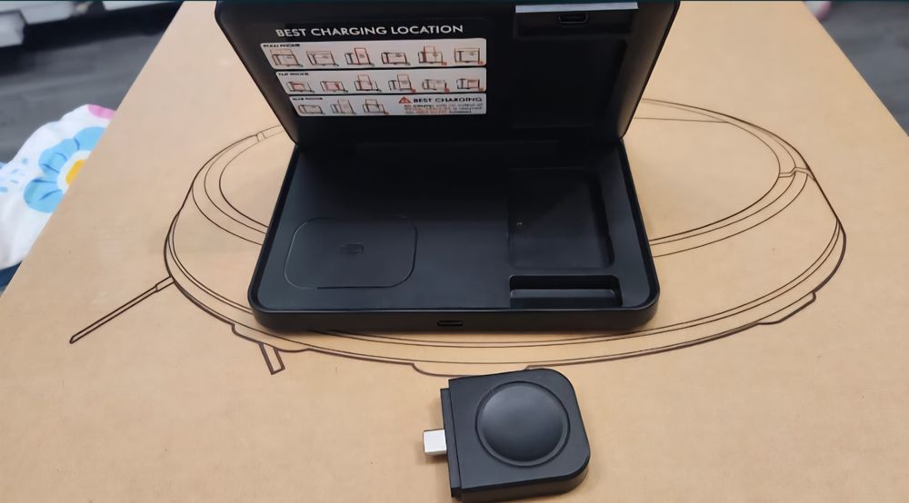 Incarcator wireless special zfold, ceas si casti