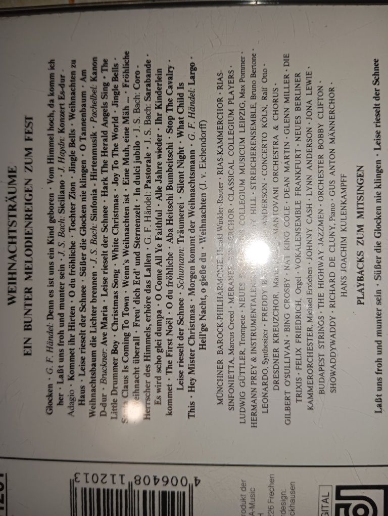 Cd дискове с романтична и коледна класическа музика