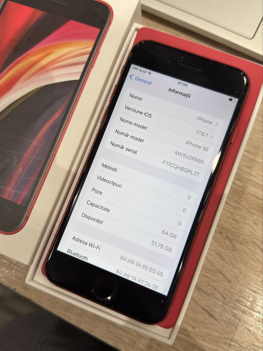 Iphone SE ( Product Red ) 64 GB