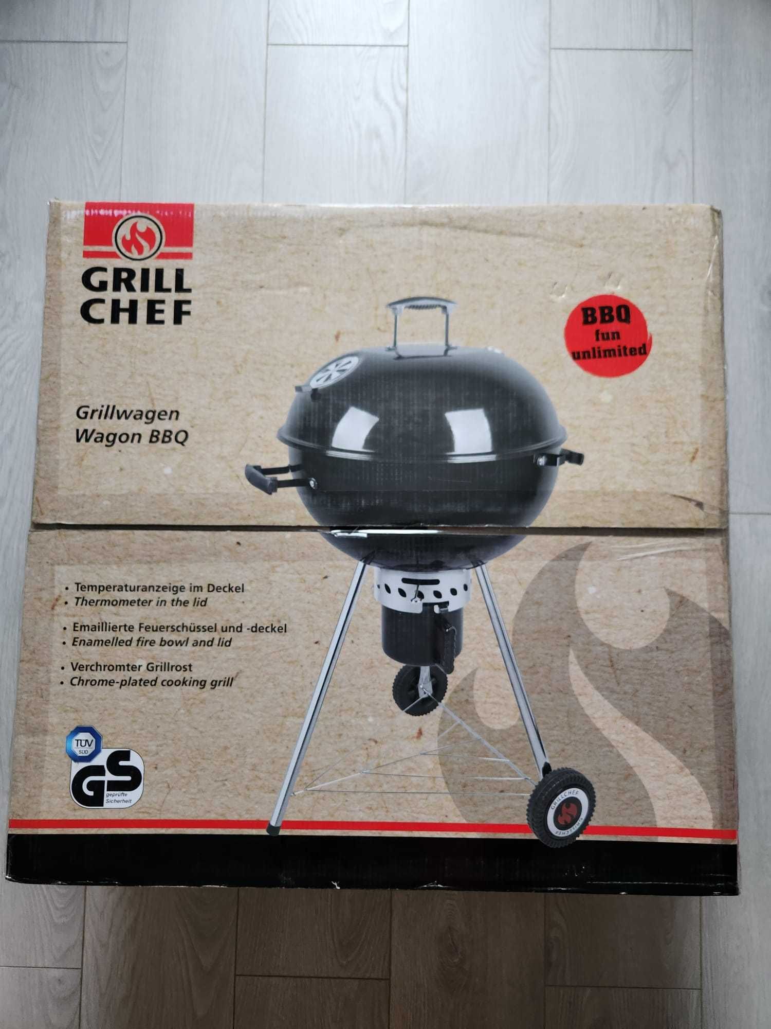 Gratar de gradina Grill Chef by Landmann, suprafata gatit 53,5 cm, Nou