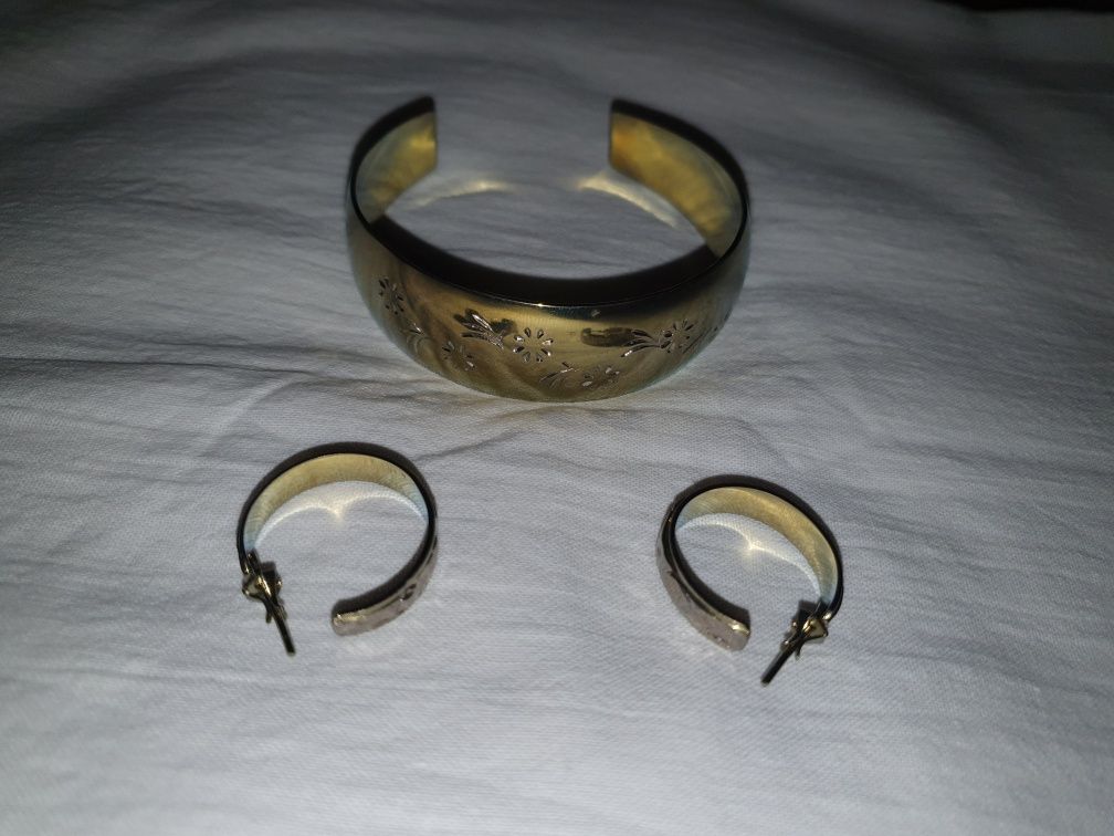 Колье, подвеска янтарная, кольцо СССР, набор браслет и серьги