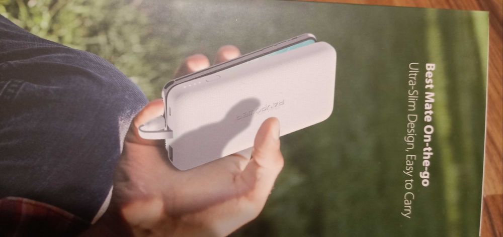 Външна батерия за  IPHONE,IPAD,Rawpower bank Lightning 10000MAH, бяла