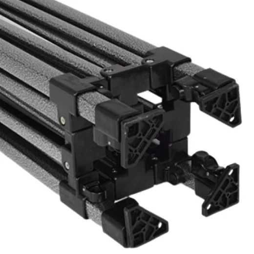 Pavilion de grădină pliabil tip acordeon cadru metalic 3 x 4 m verde