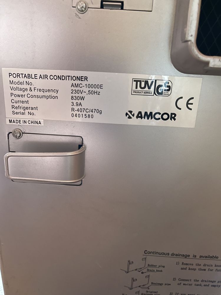 Aer conditionat portabil AMCOR AMC 10000 E