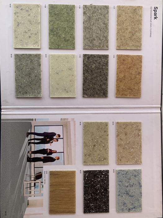 Linoleum Covor PVC Antibacterian Tapet LVT SPC Parchet Mocheta