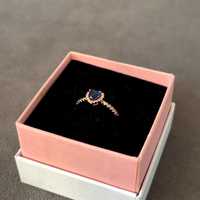 Кольцо Пандора "синее сердце" pandora ring