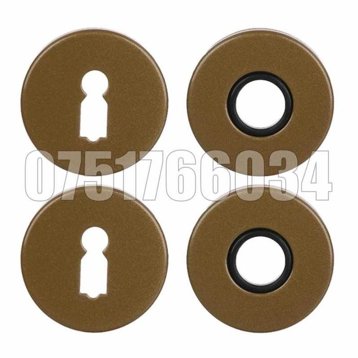 Maner Clanta Usa Interior + Rozete Aluminiu Maro LIVRARE GRATUITA