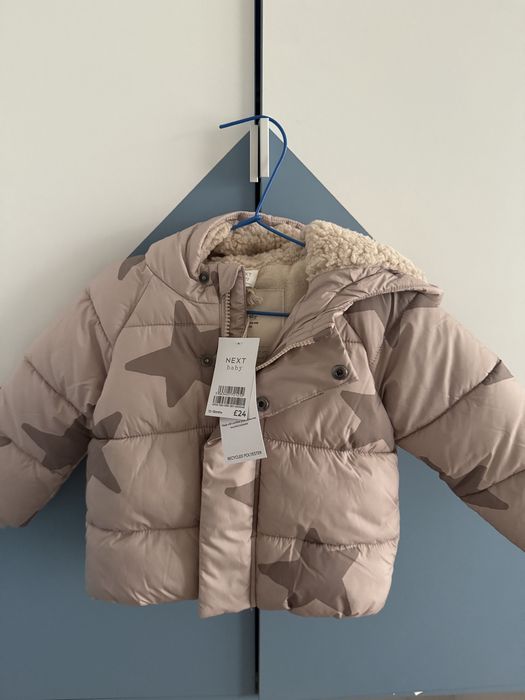 Чисто нови  зимни якета  Next, размер 86 и 92
