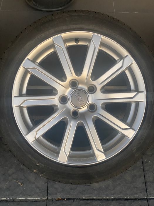 Jante originale Audi 17" cu cauciucuri Continental 2016/2015