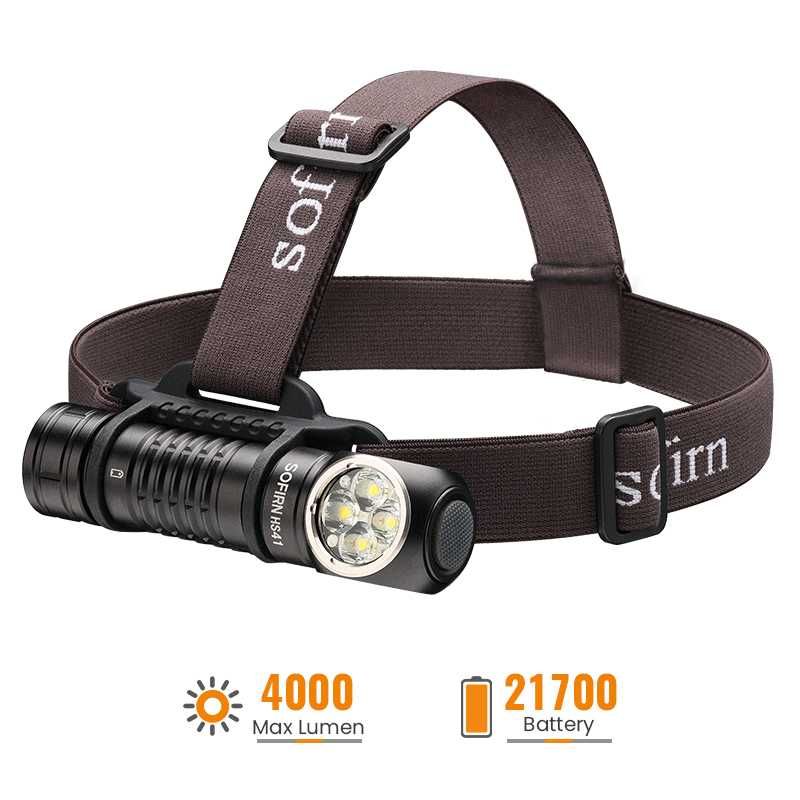 Lanterna frontala LED Sofirn HS41 4000 lumeni