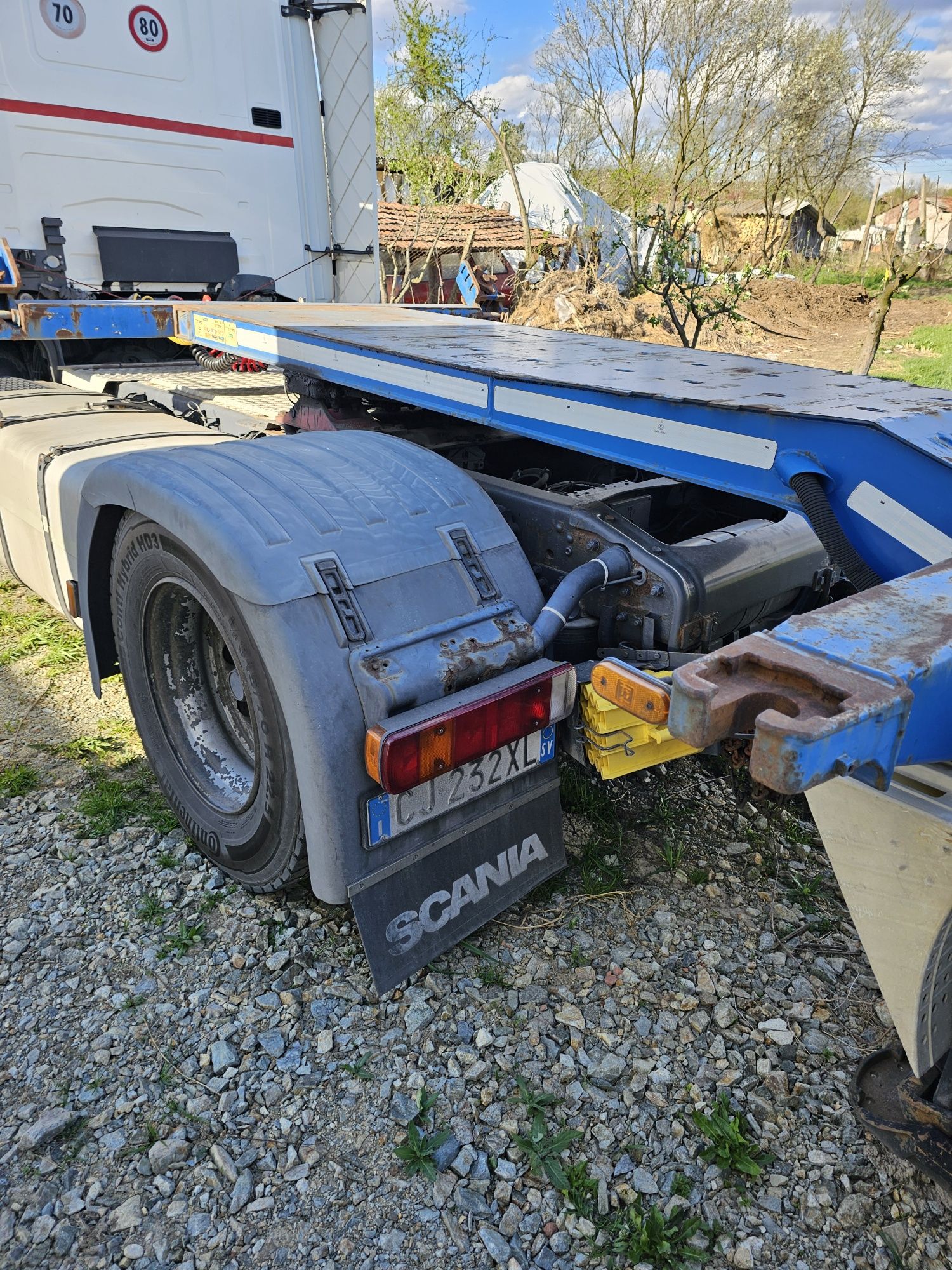 Vind semiremorca container  lungabila fata spate