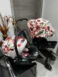 Пълен комплект на количка Cybex Priam Spring Blossom light/ Rockstar