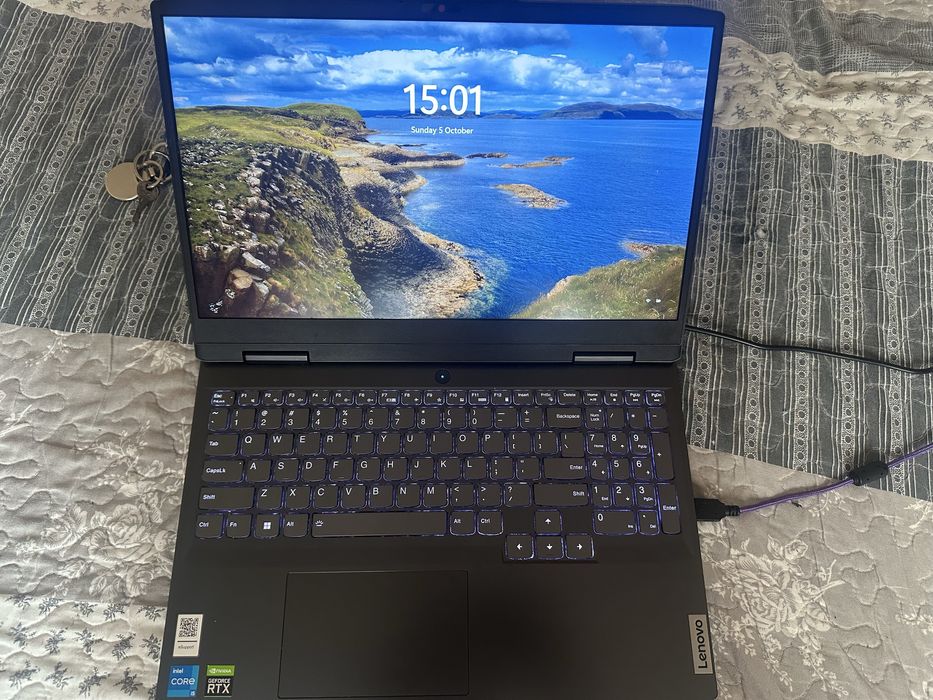 Laptop gaming lenovo ideapad i5 12 th, rtx3050 Ti, 16 GB RAM, SSD 552
