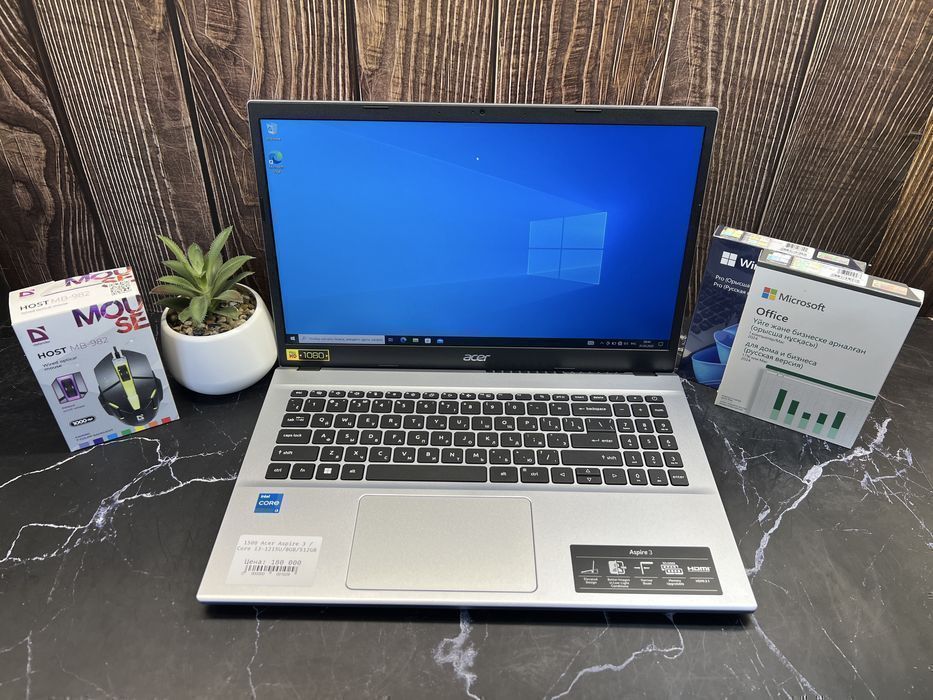 Ноутбук для офиса Acer Aspire 3 | Core i3-1215U | 8GB | 512GB ULTRA