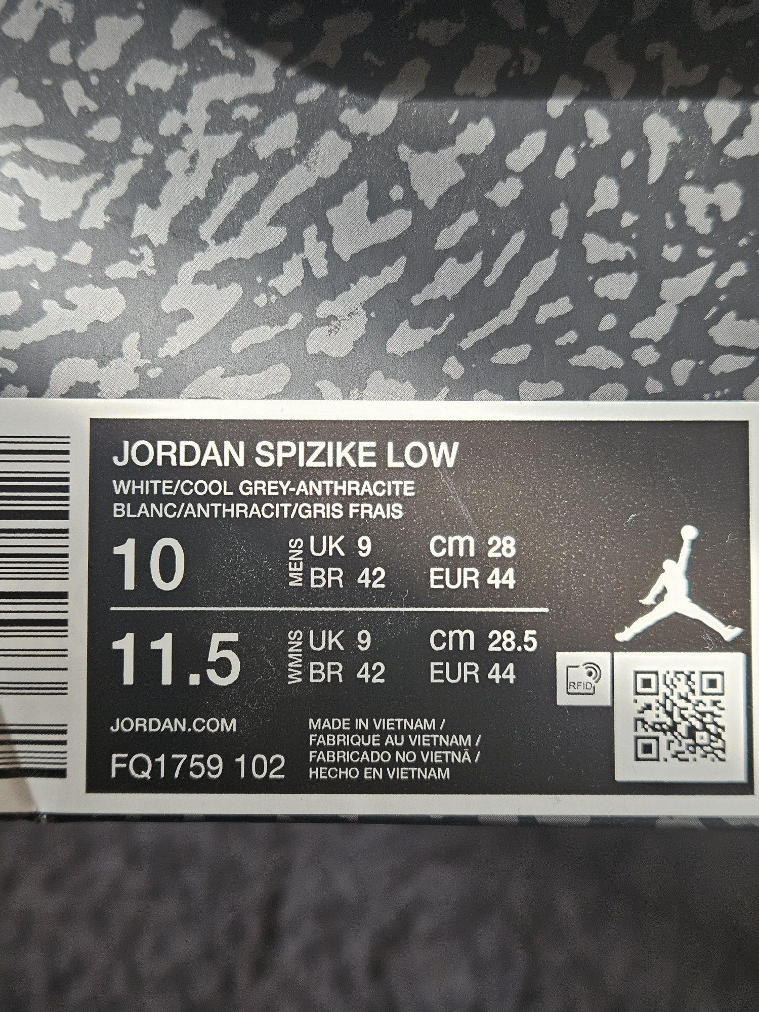 Jordan Spizike - Low - Wolf Gray