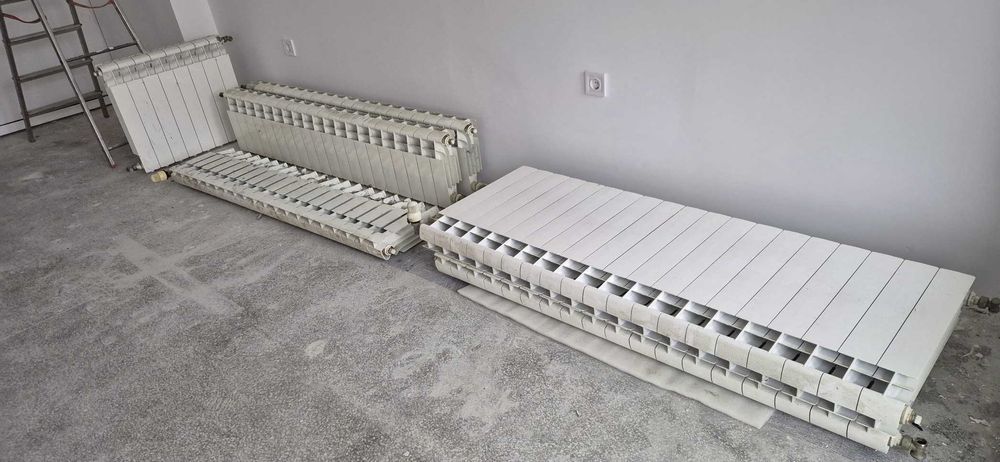 Алуминиеви радиатори / глидери – H500 и H300 (ниски). Общо 105 ребра.