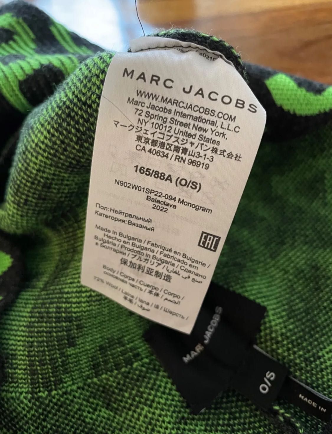 Marc Jacobs аксесоар шапка/шал унисекс