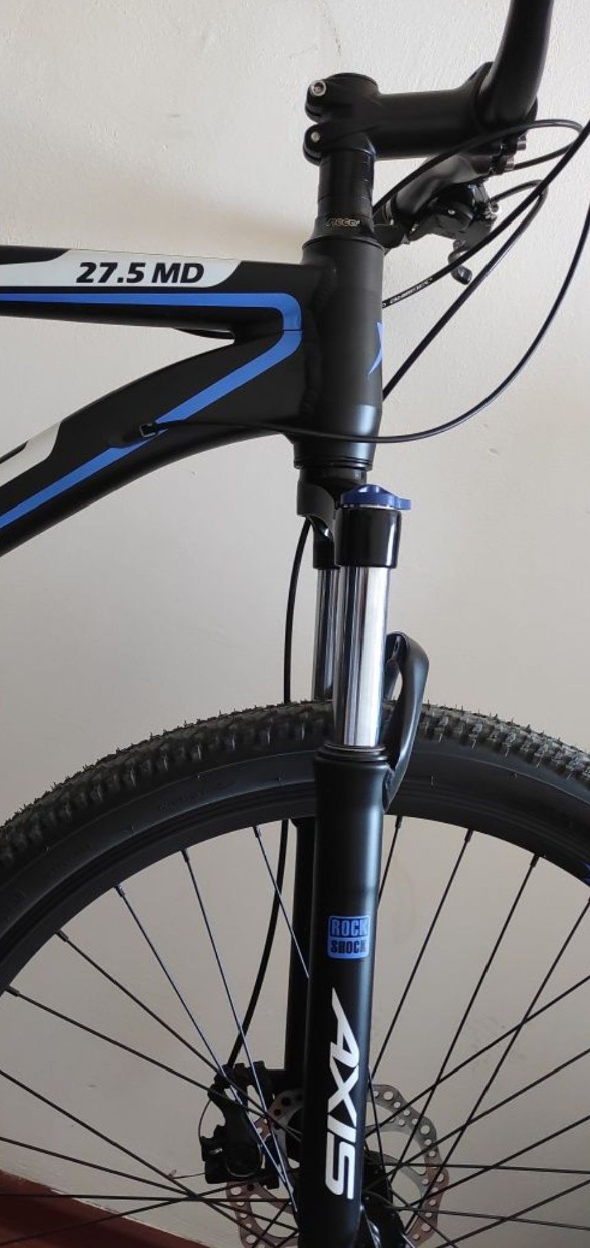 Велосипед AXIS MD 27.5 Калеса 18 рама Черно синий цвет