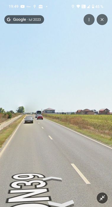 Teren cu deschidere la DN39 de 82m intre Vama Veche si 2Mai 6626mpi