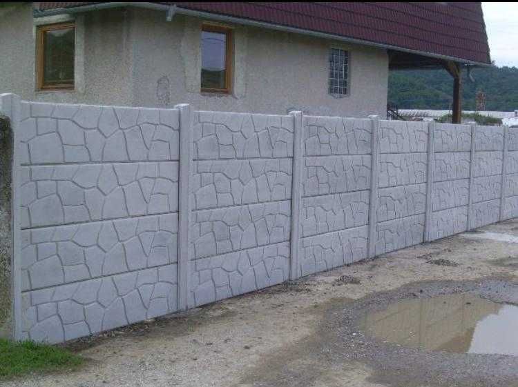 gard beton durabil diverse modele si nuante