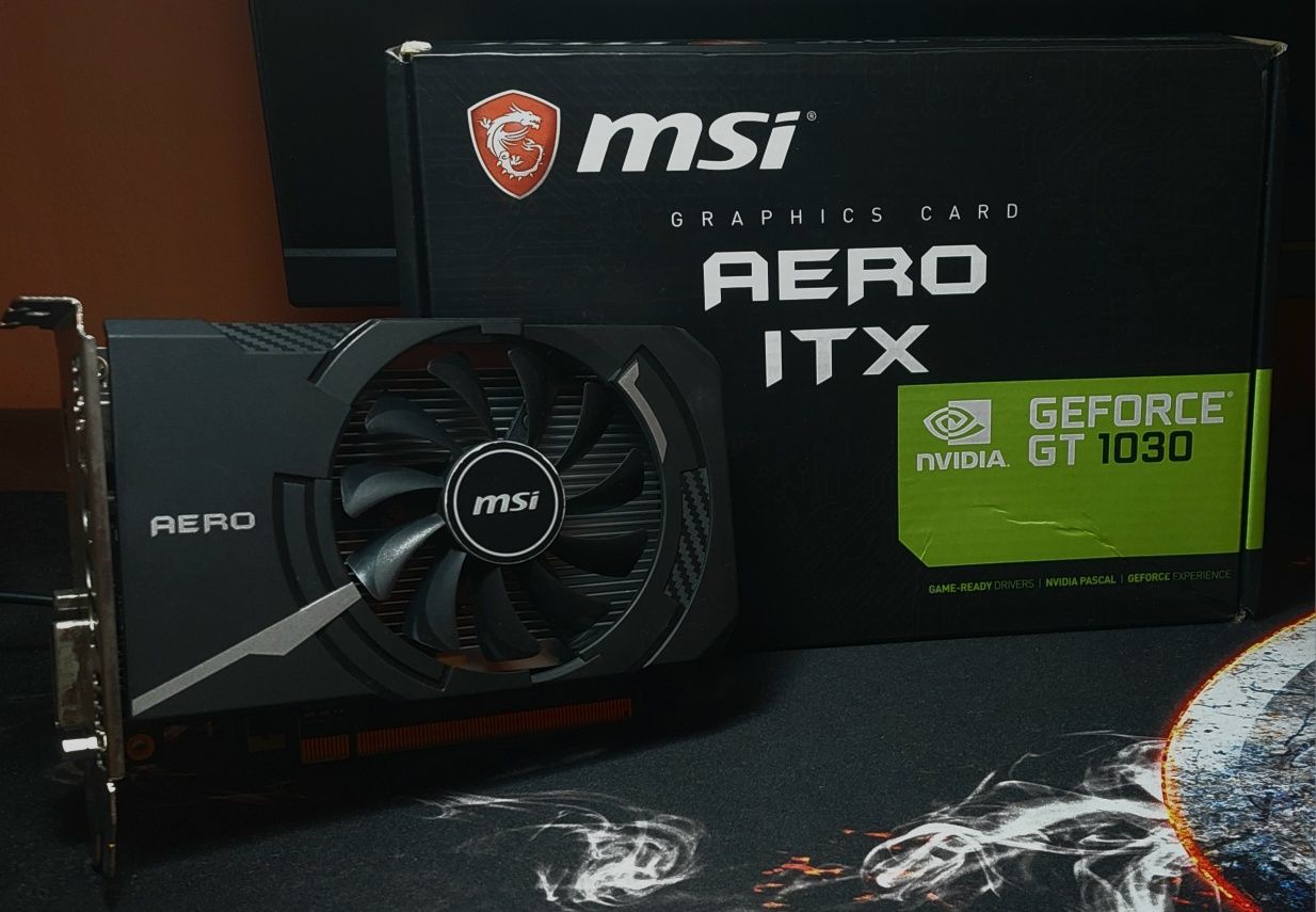 GeForce GT 1030 AERO ITX 2G OC Видео карта на NVIDIA