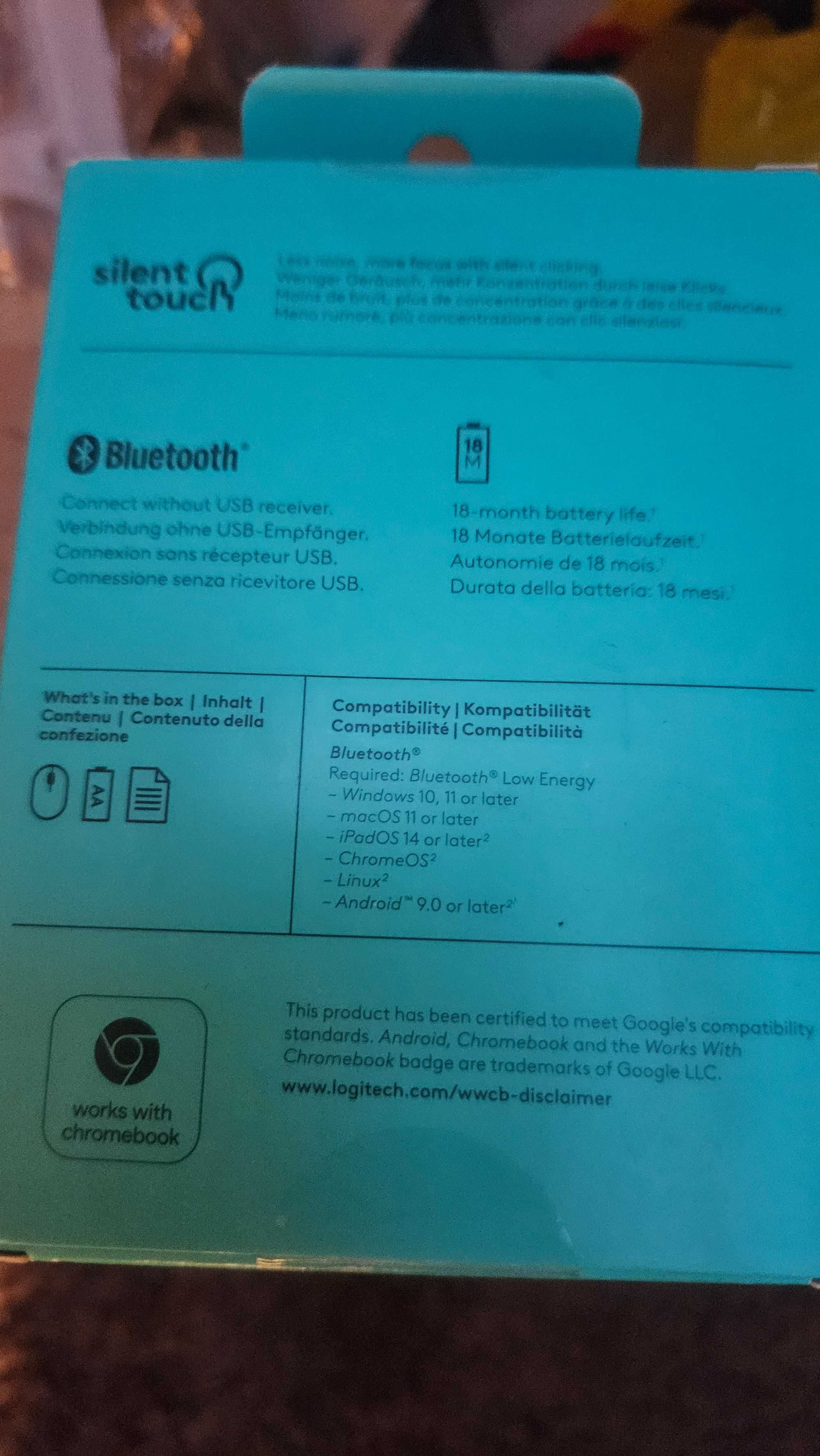 Mouse Logitech M240 silen și Signature M650, nou, sigilat