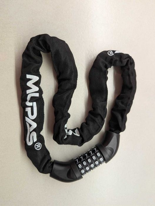 Lanț antiefracție pentru bicicletă cu cifru de 5 cifre