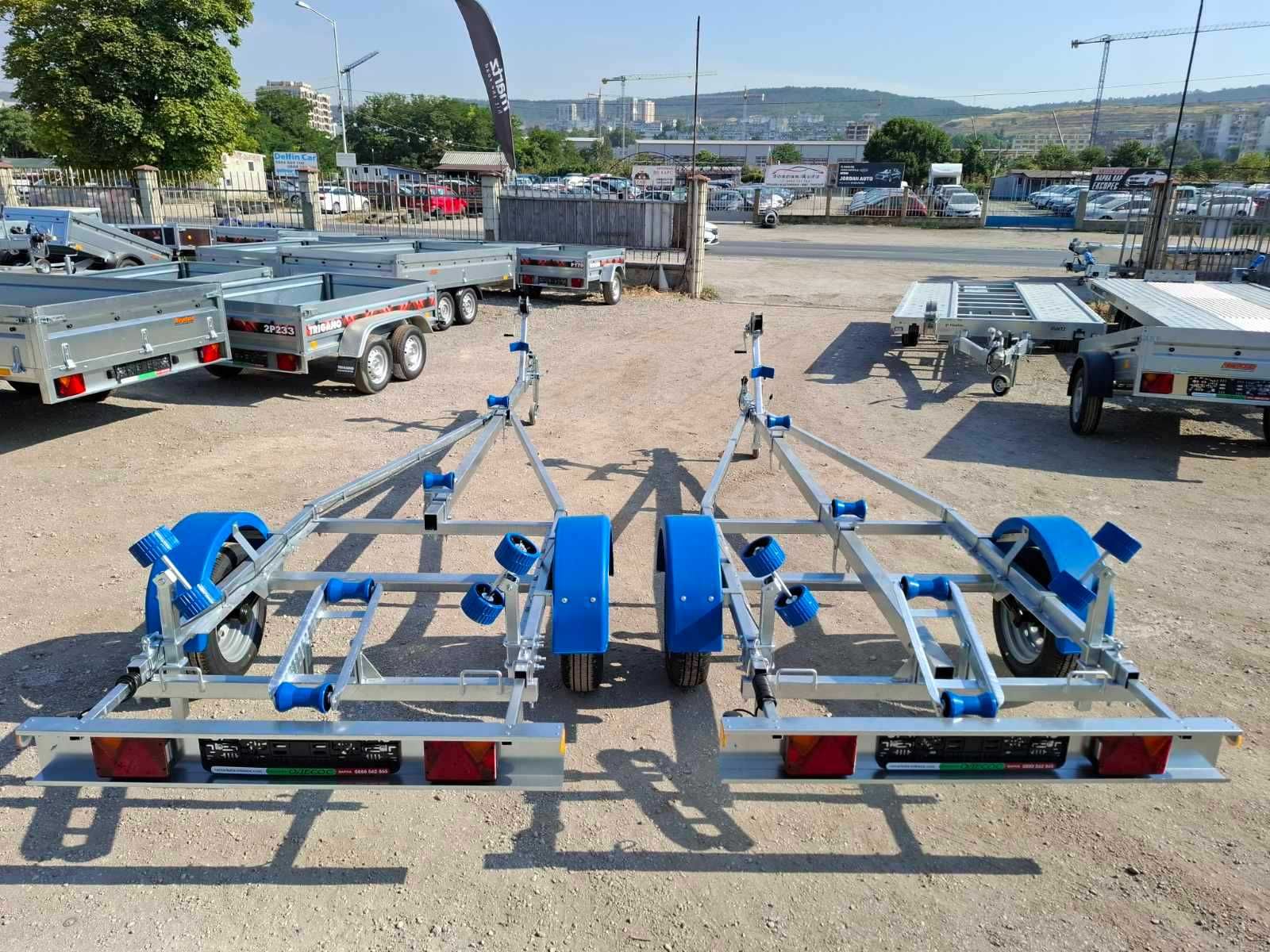 НОВ колесар за лодки до 5,2М (750КГ) Neptun N7-17 NAVY