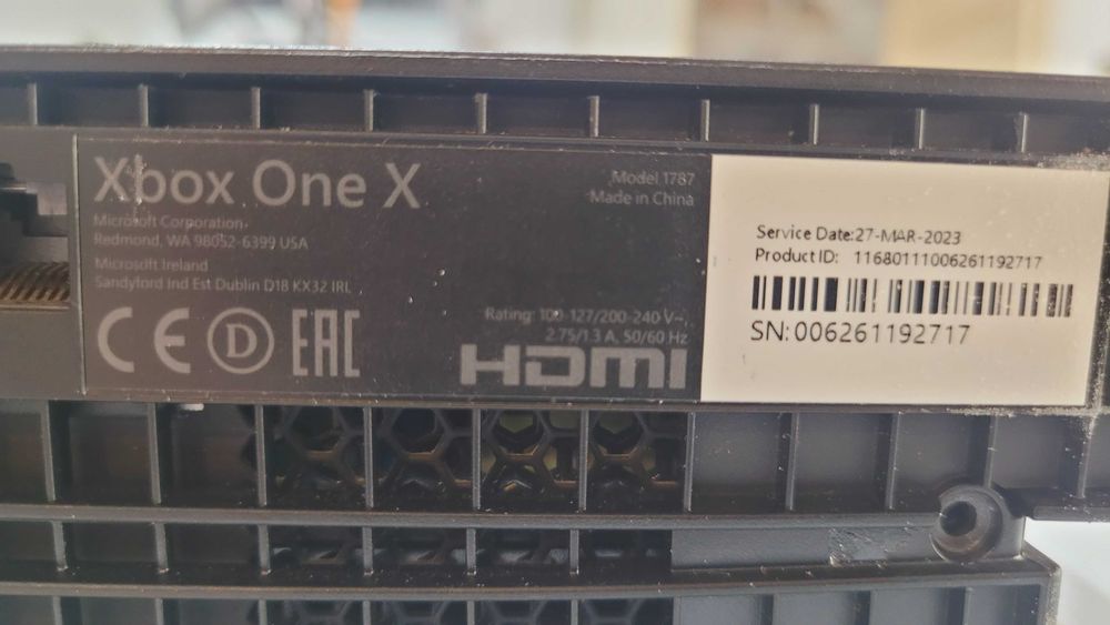 Vand xbox one x defect
