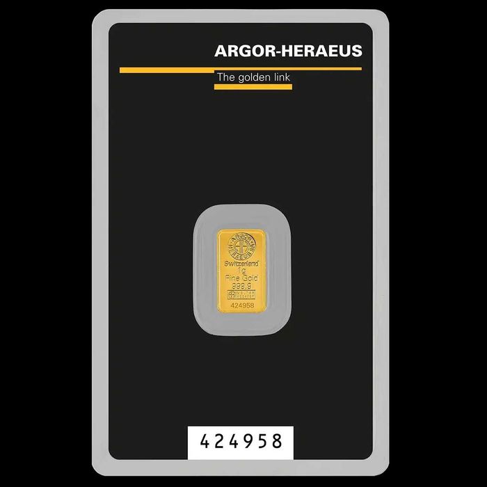 Златно Кюлче Argor-Heraeus 1 гр. Инвестиционно Злато