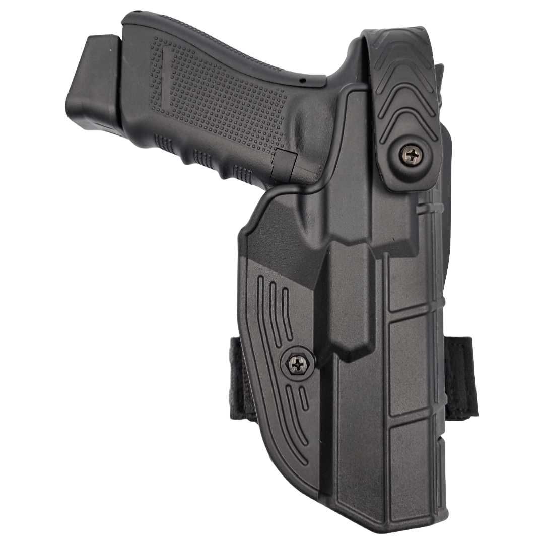 Toc tactic AKAR® DUTY Lvl. III pentru pistol GLOCK 17/19/45 pe picior
