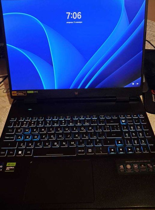 Геймърски лаптоп Asus Predator NEO 16, 32GB RAM, SSD, Intel CORE i9