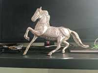 Лошадь антикварный для колексеяь ручной работа металл конь и латунь