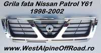 GRILA fata NISSAN PATROL Y61 (1998-2002 ) / MASCA radiator CROM
