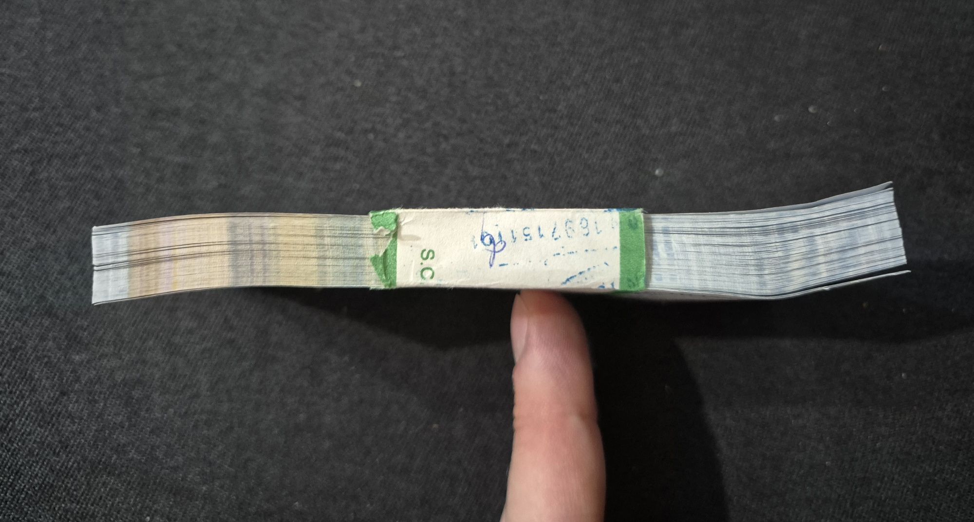 Fisic 100 bancnote consecutive 1000 lei 1998 BNR mare