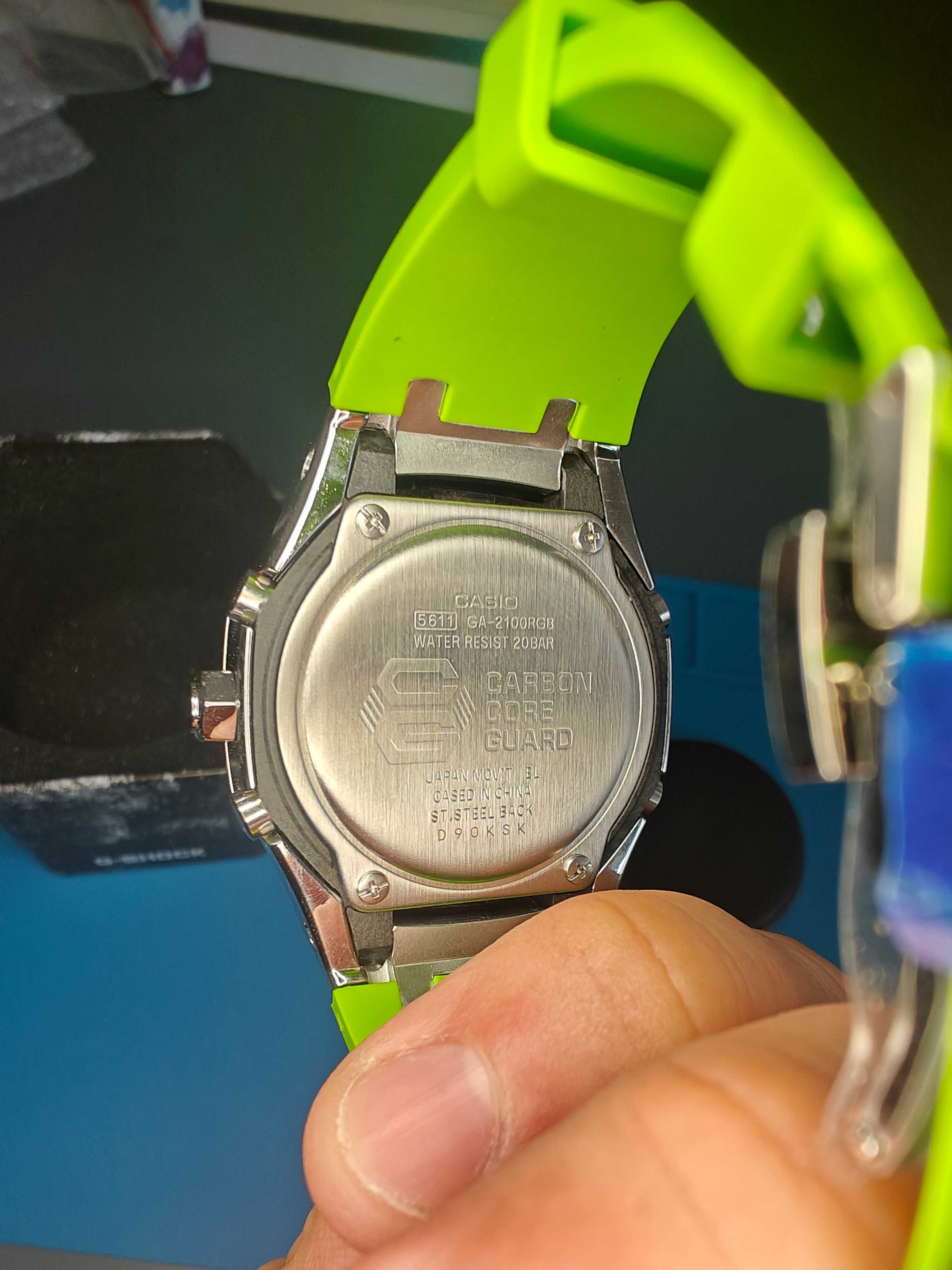 Casio G-Shock GA 2100 Green Mod