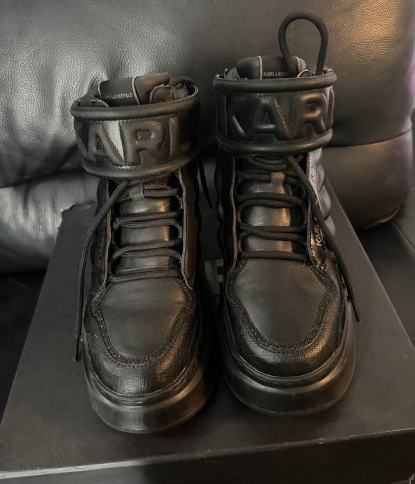 Karl Lagerfeld боти естествена кожа 39