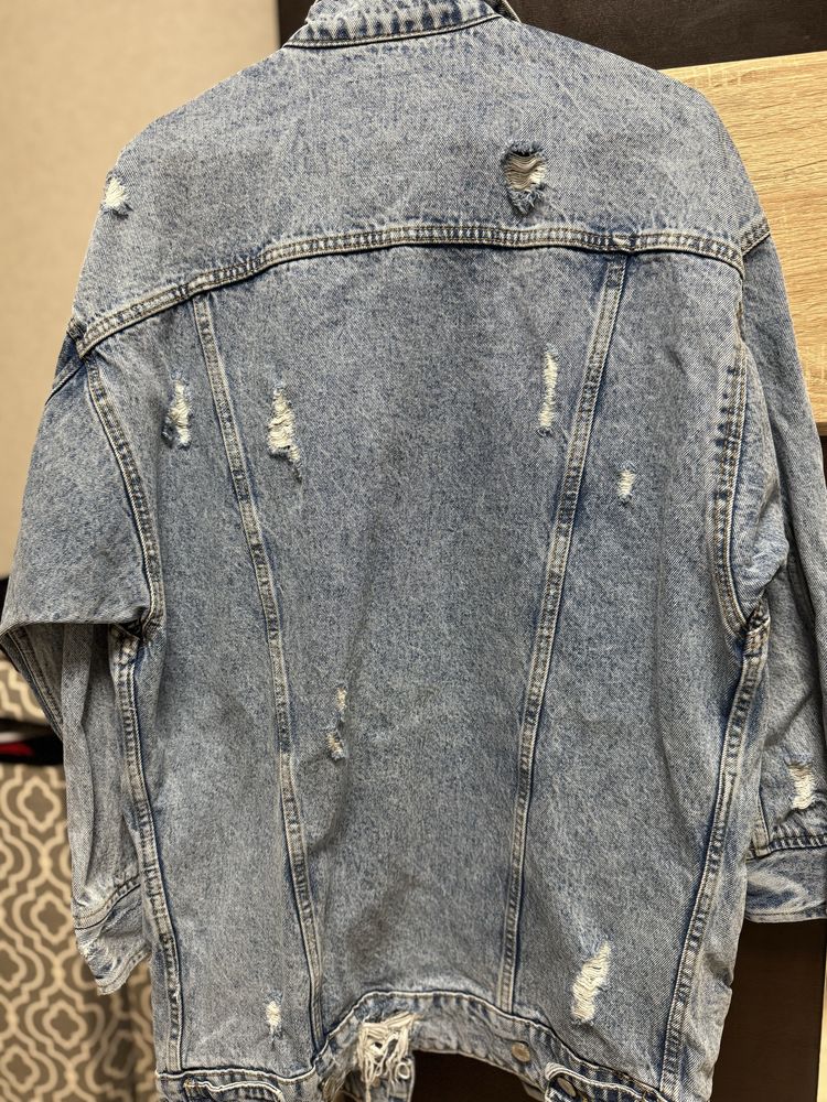 Дамско дънково яке Pull and bear