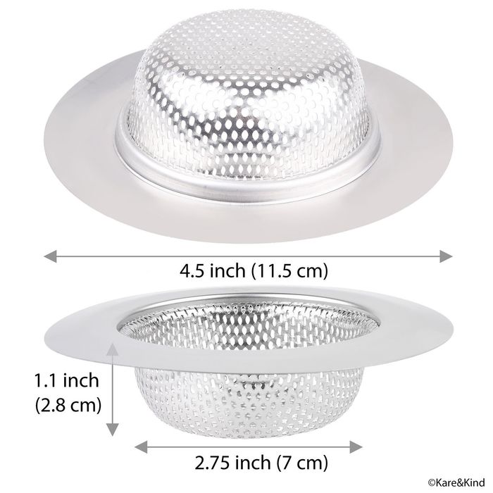 Sita pentru chiuveta 3 buc inox strălucitor
